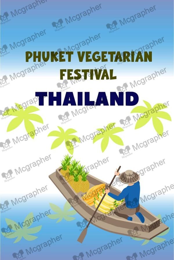 Phuket Thailand Festival Illustration