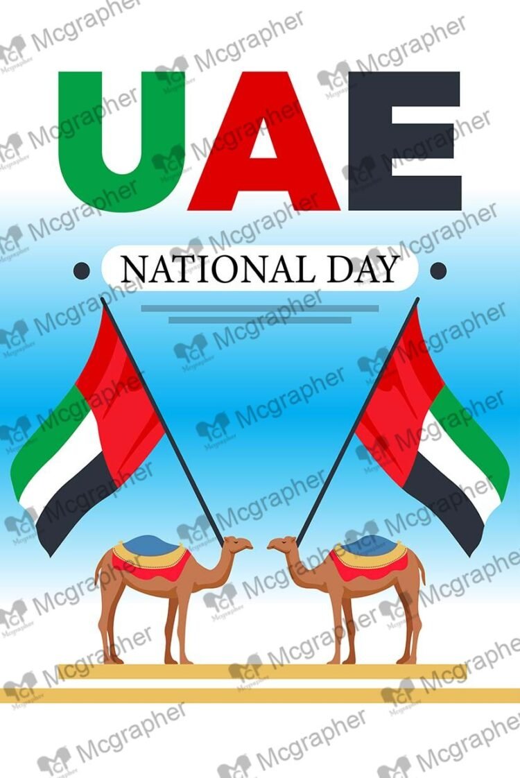 National Day UAE Celebration Illustration