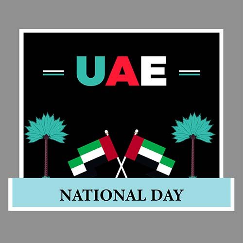 National Day UAE Vector Clipart