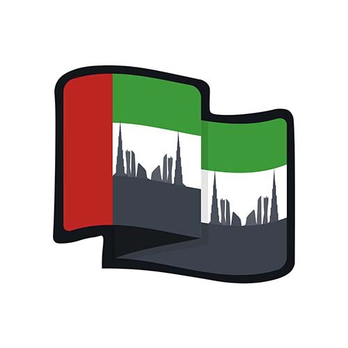 National Day United Arab Emirates Flag Clipart