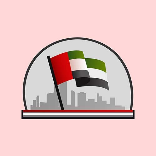 National Day UAE Flag Clipart