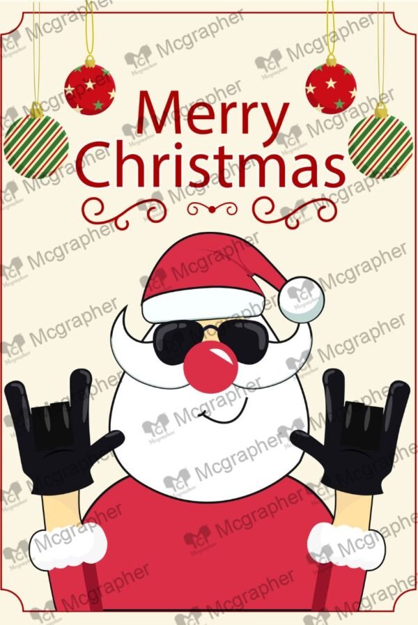 Merry Christmas greeting Illustration