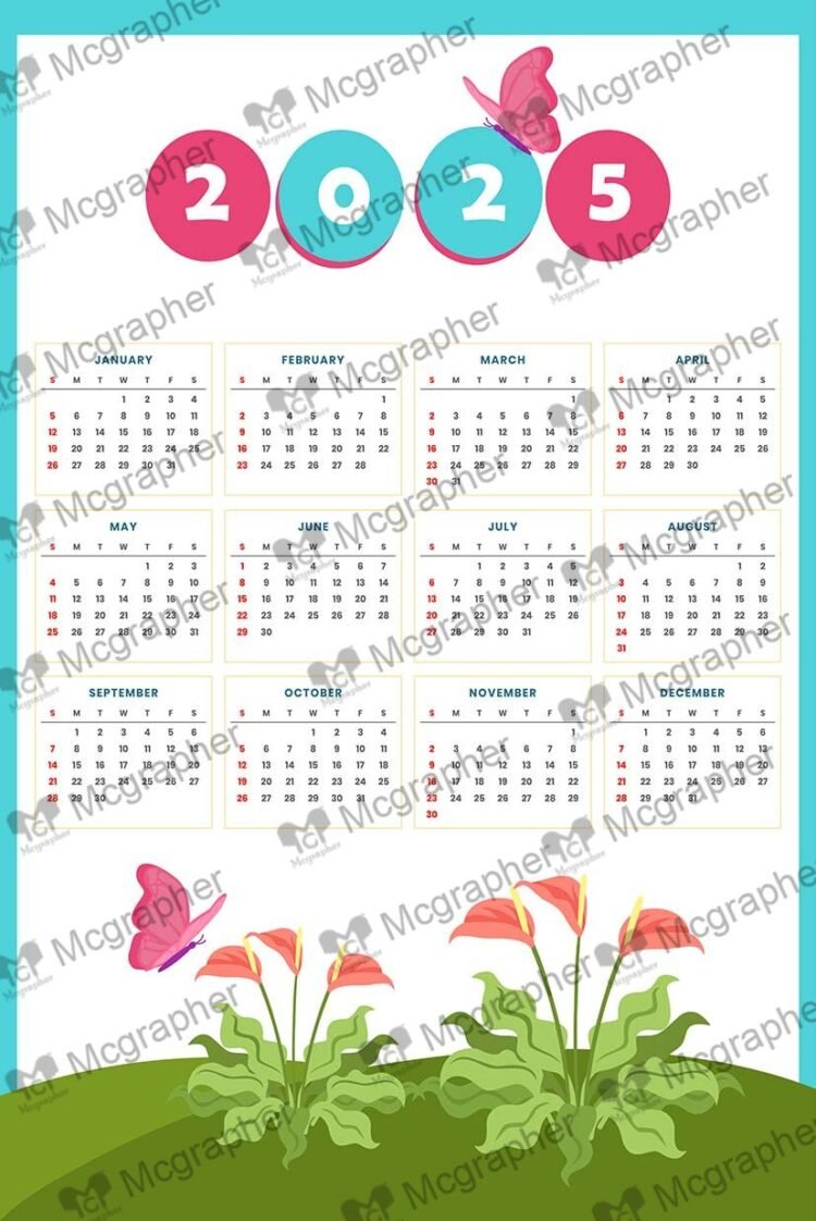 2025 Garden Scenery Calendar