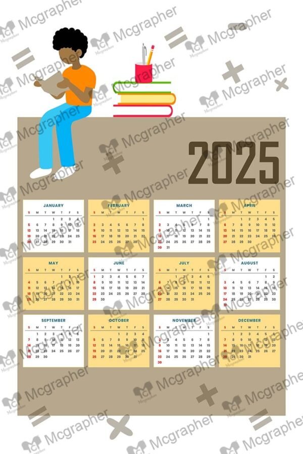 2025 Students Calendar