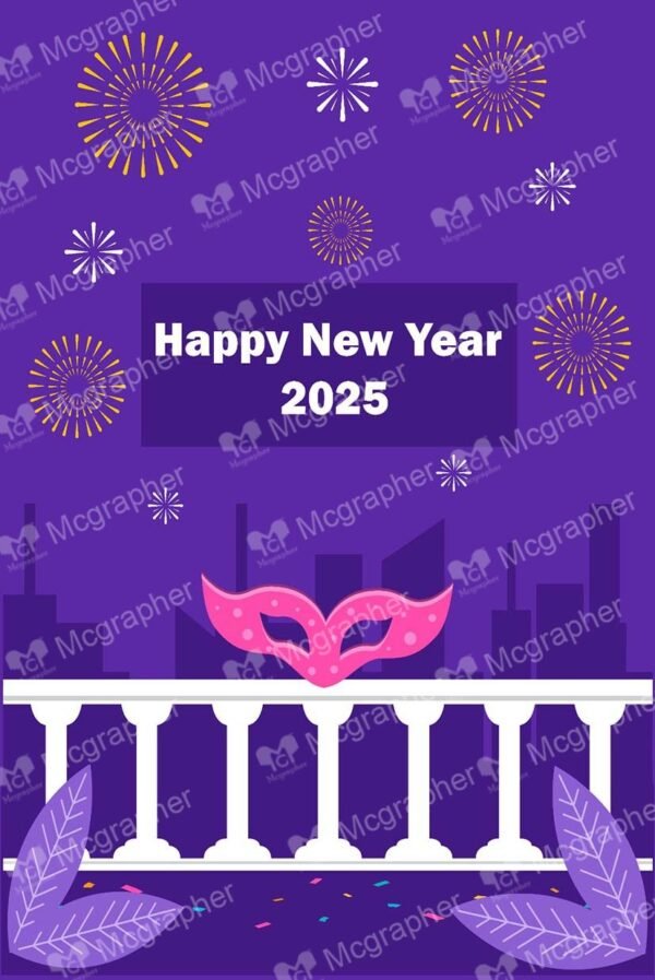 Celebrating New year Party Illustration