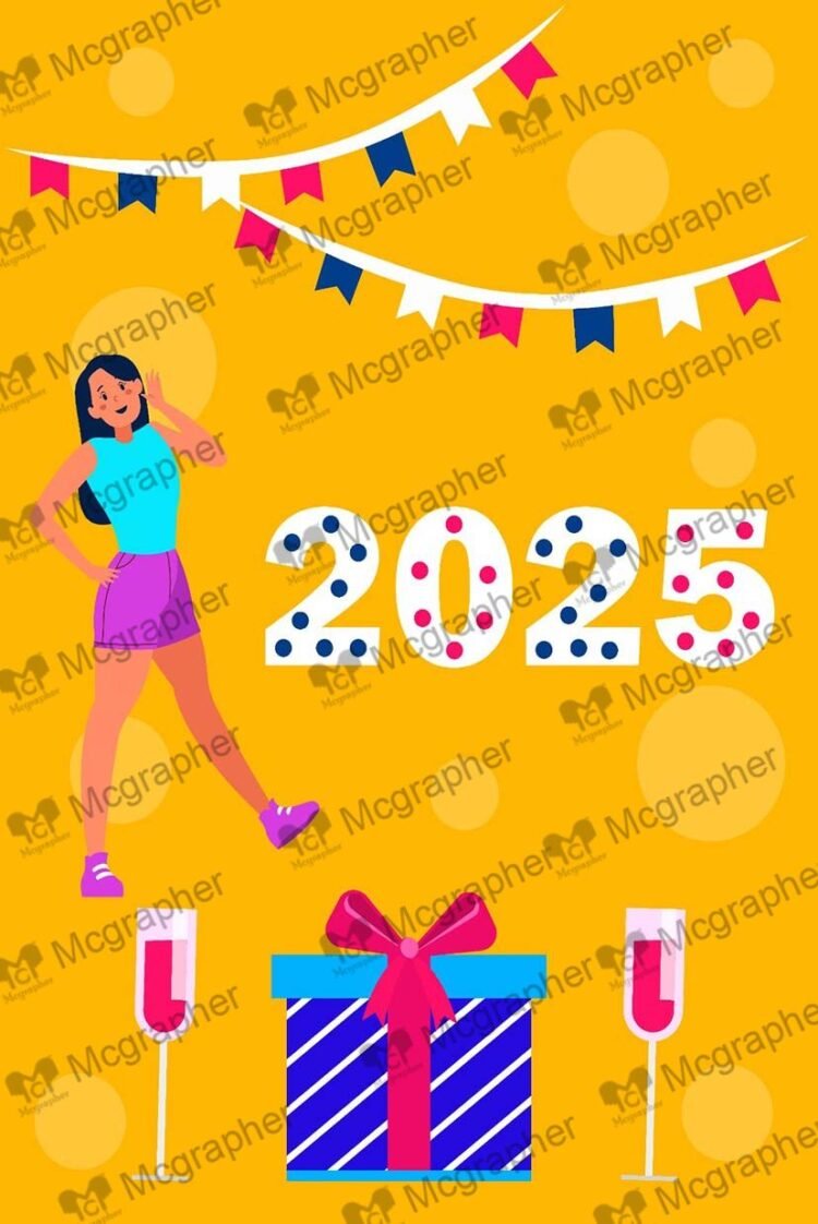 New year Party Illustration Vector