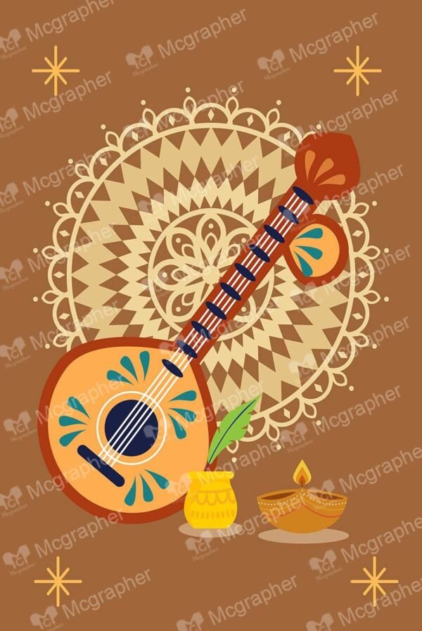 Vasant Panchami Vector Illustration