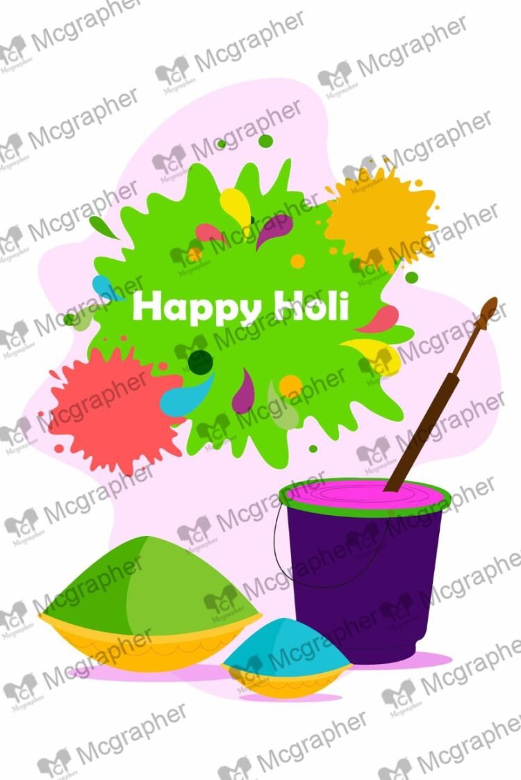 Holi festival Vector Illustration