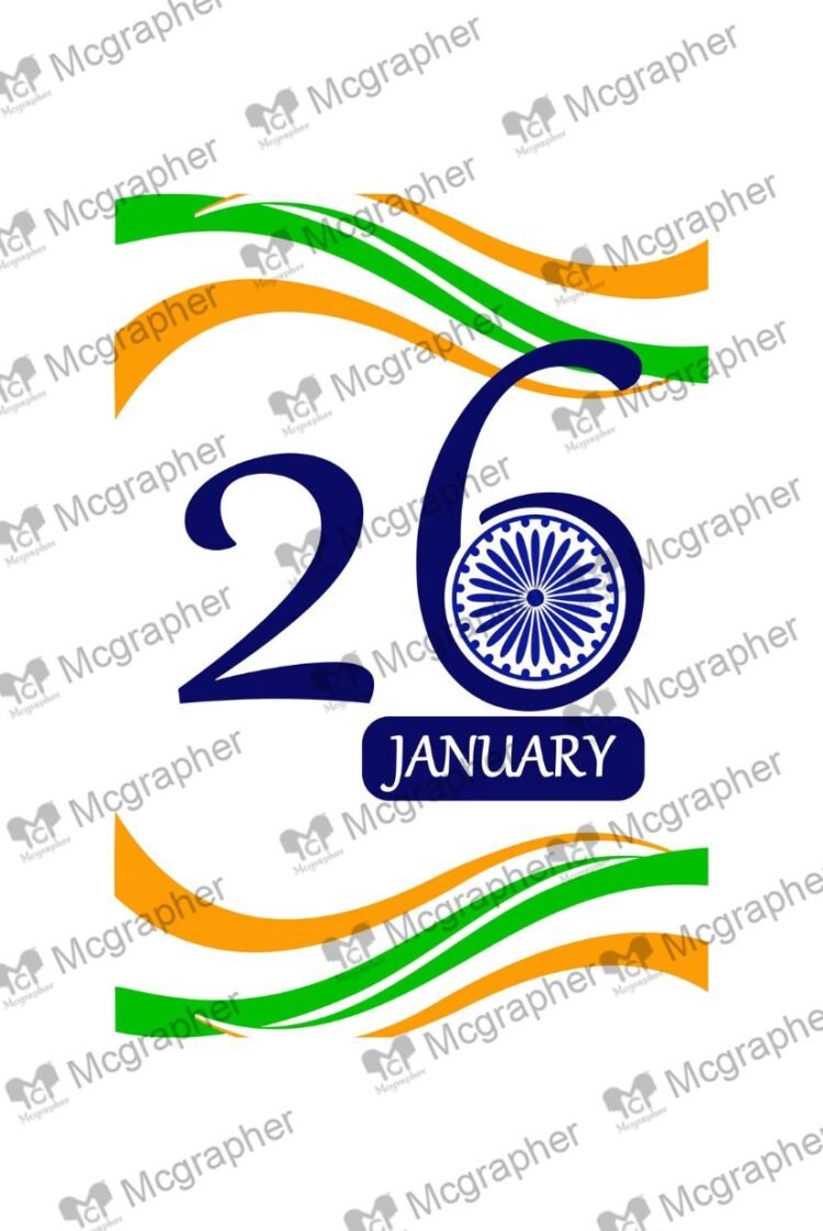 Republic day India 26 jan Illustration