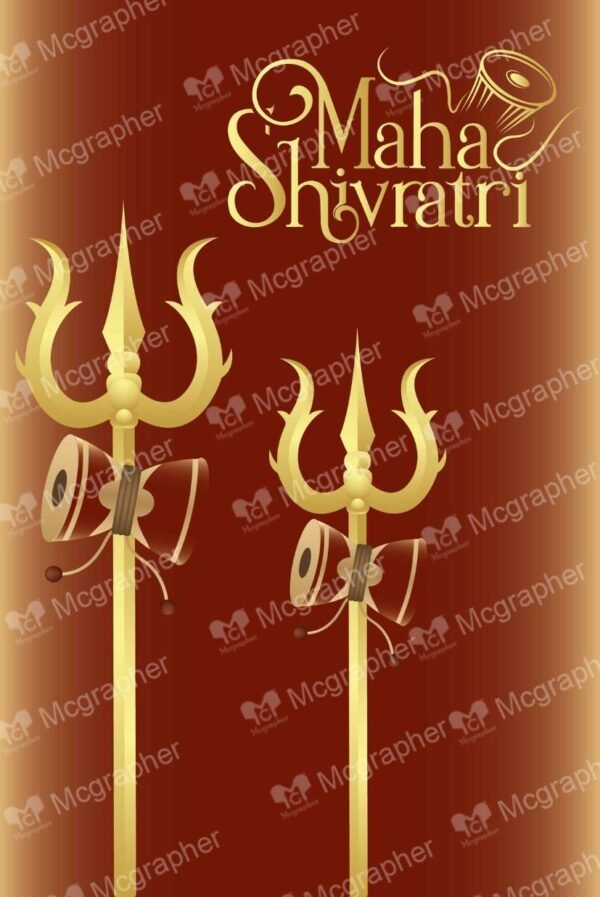 Maha Shivratri Indian spiritual Illustration