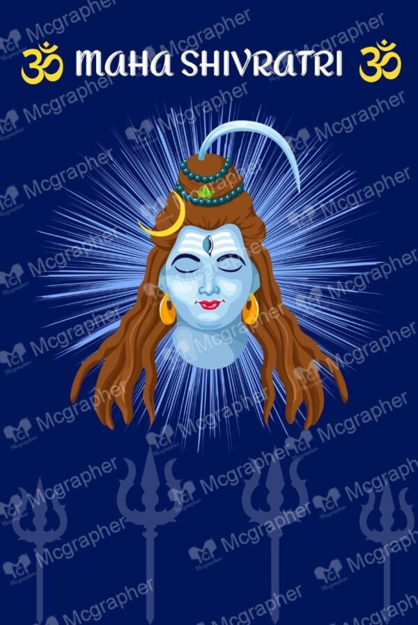 Happy Maha Shivratri Festival Illustration