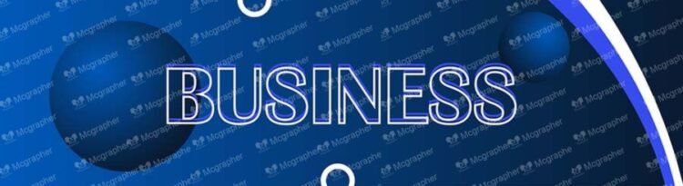 Corporate business Blue Linkedin Banner