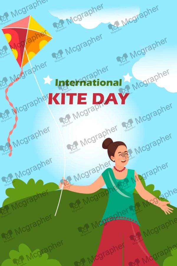 International Kite Day Events Illustration