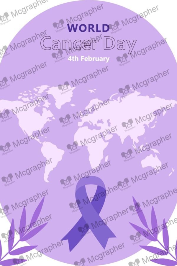 World Cancer Day Support Illustration