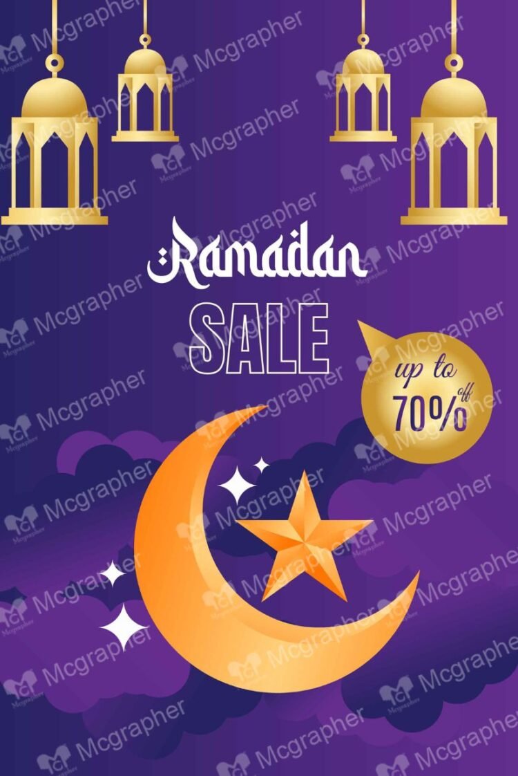 Ramadan Festive Sale Discount Illustration