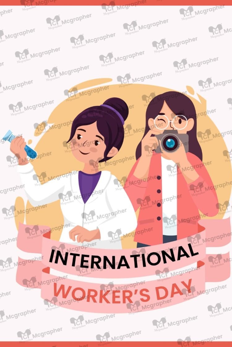 International Labor Day digital Vector Illustration