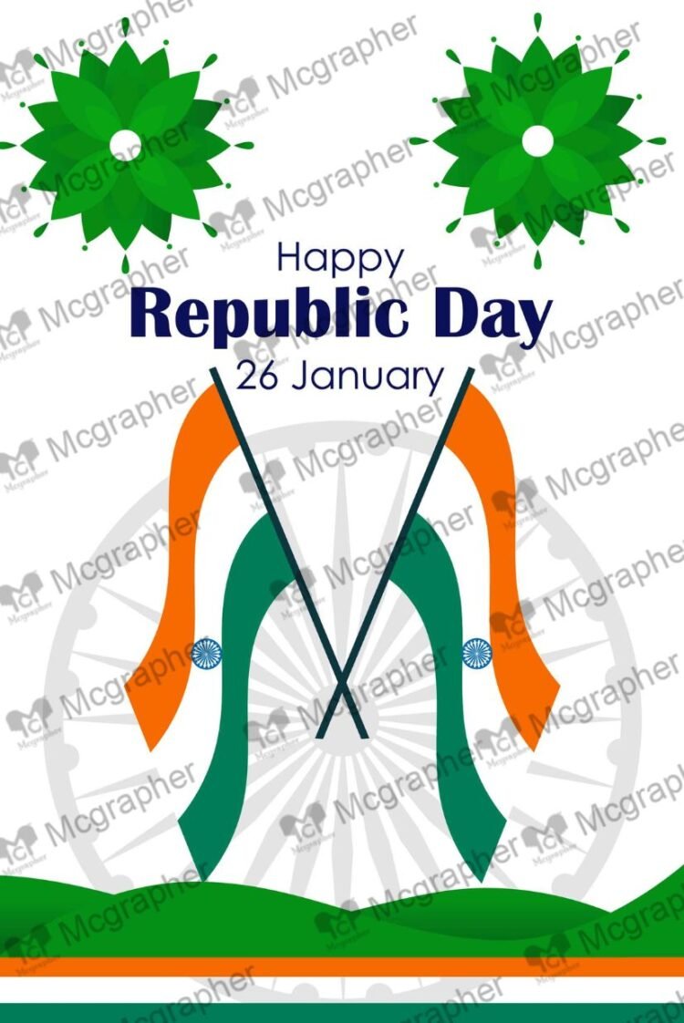 Republic Day Independence Flag Illustration