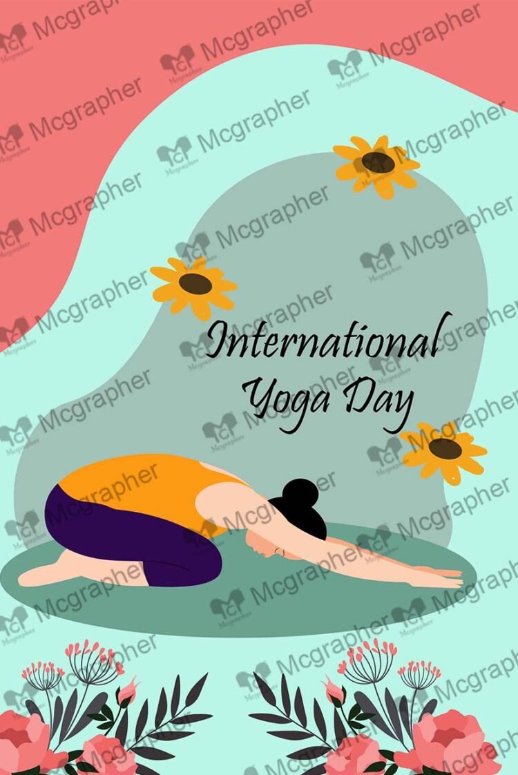 International Yoga Day Illustration