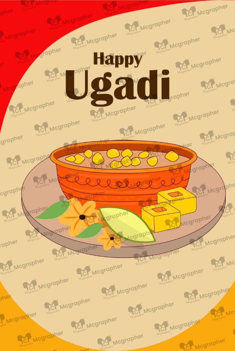 Ugadi Festival vectors artwork Illustration