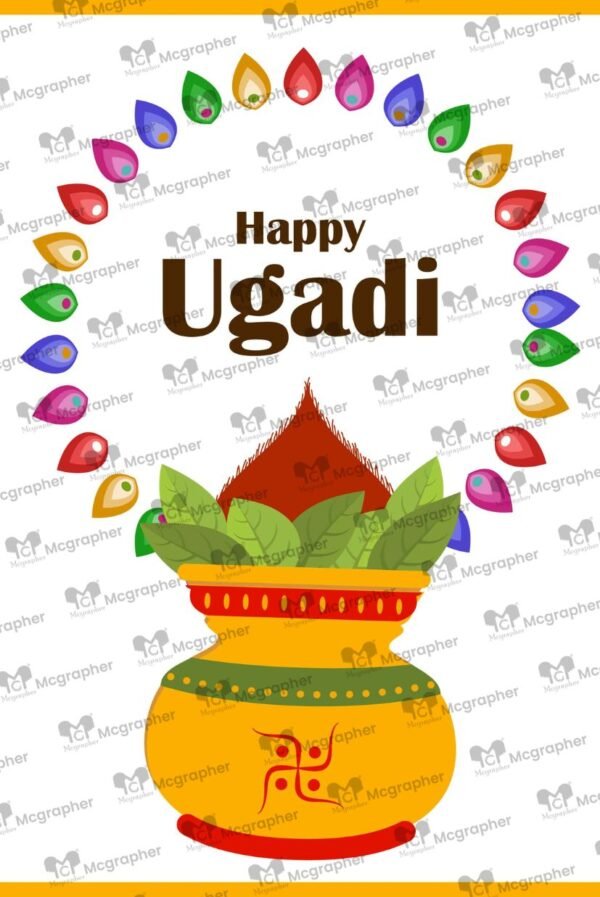 Ugadi Festival vectors artwork Illustration