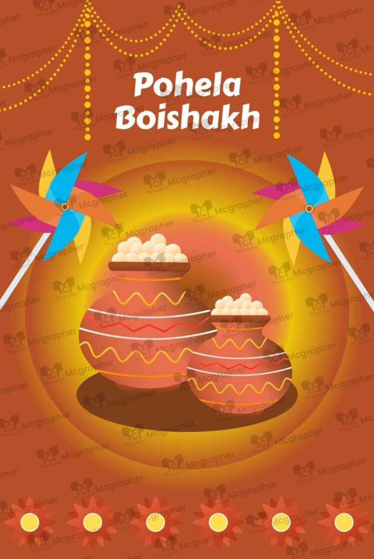 Pohela Boishakh festival art Illustrations