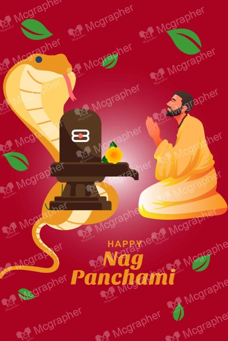 Nag Panchami hindu Illustration