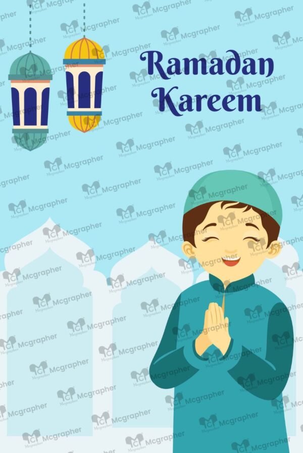 Happy Ramadan Islamic Celebration Illustrations