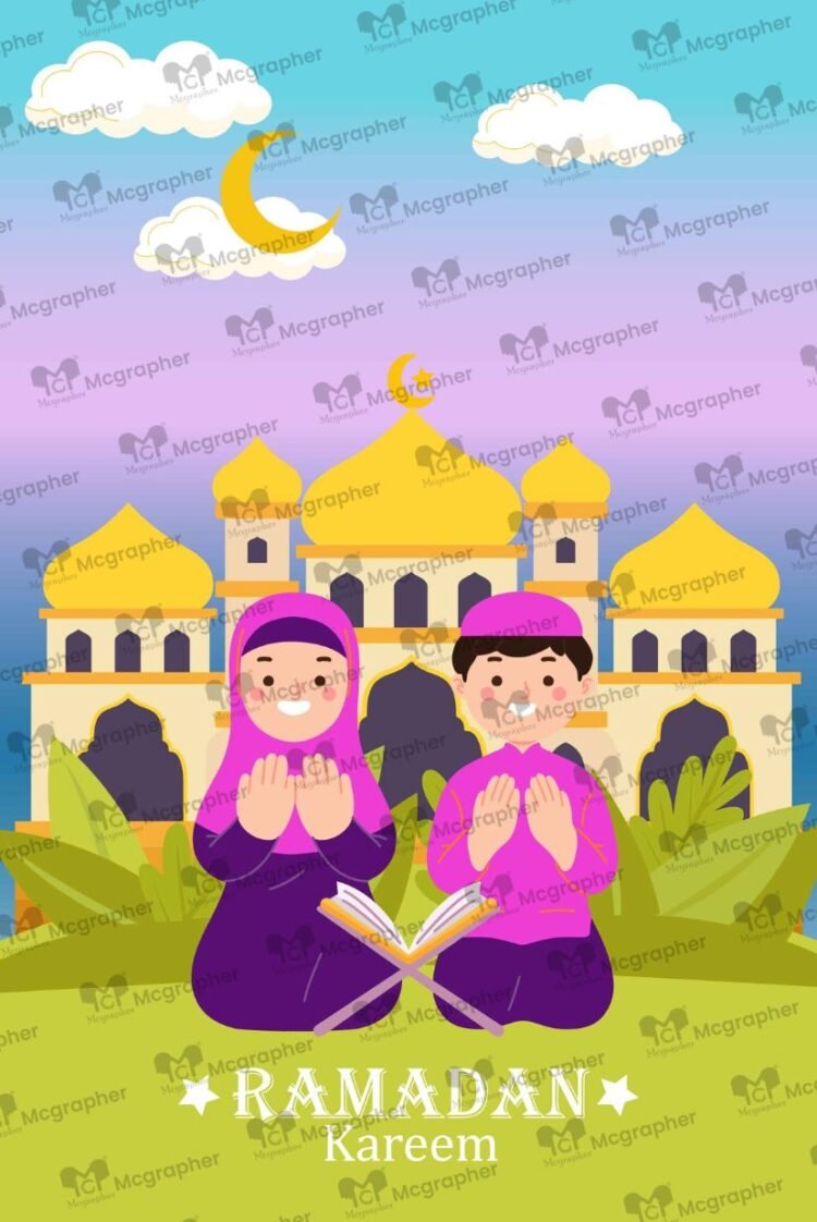 Ramadan Islamic Celebration Illustration