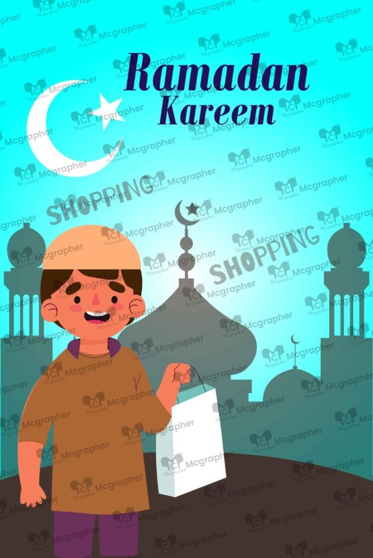 Ramadan Sale Great Discount Illustration