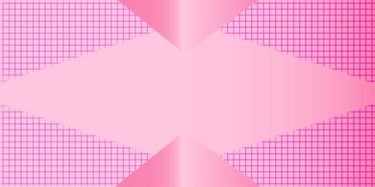 Pink Background with grid