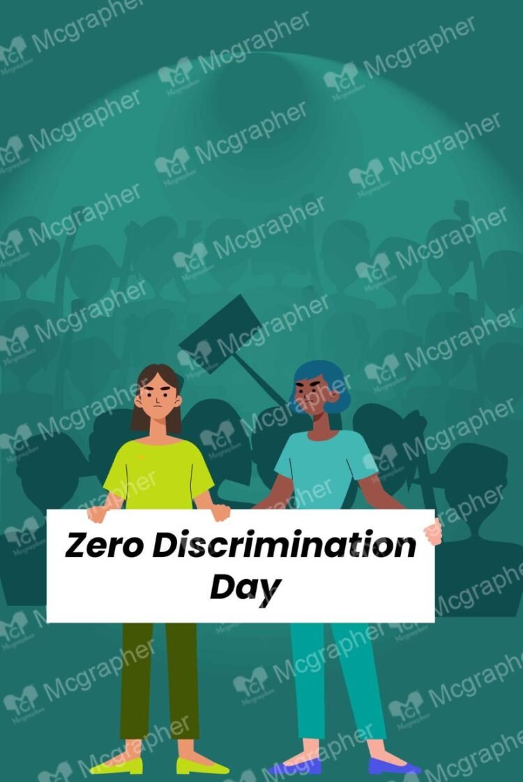 No discrimination day equality Illustration