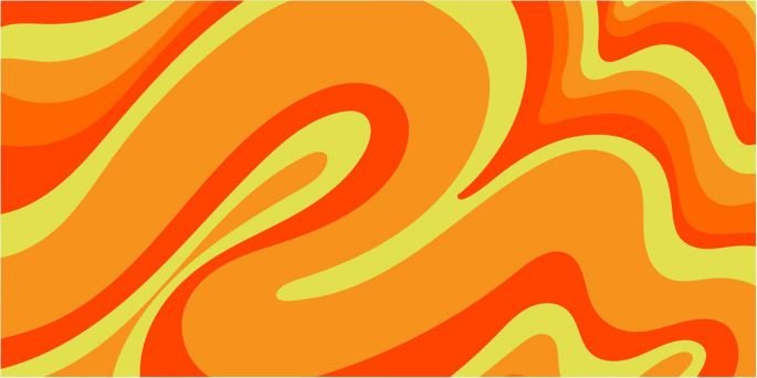 Orange background with abstract design