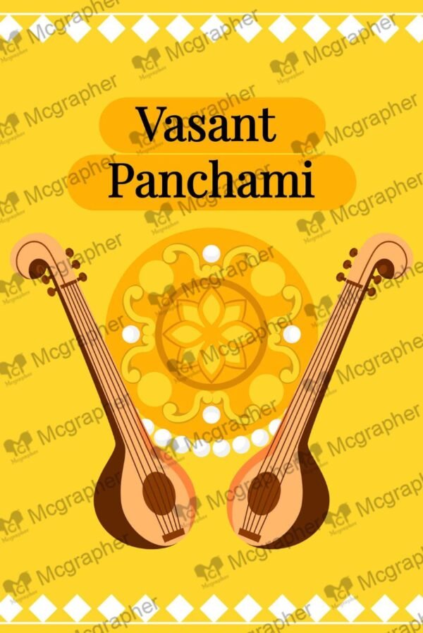 Vasant panchami vibes art Illustration