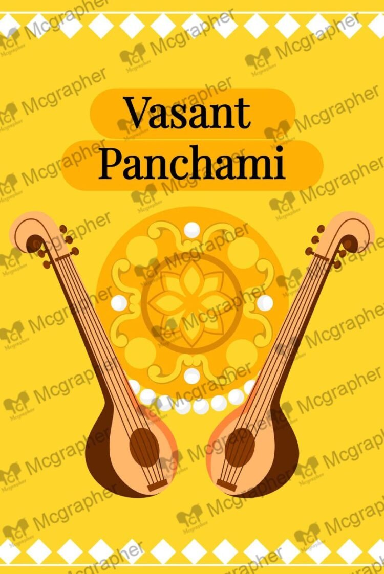 Vasant panchami vibes art Illustration