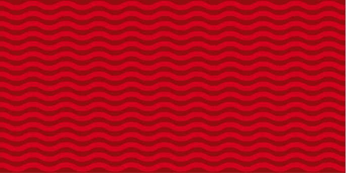 Red background with zig zag