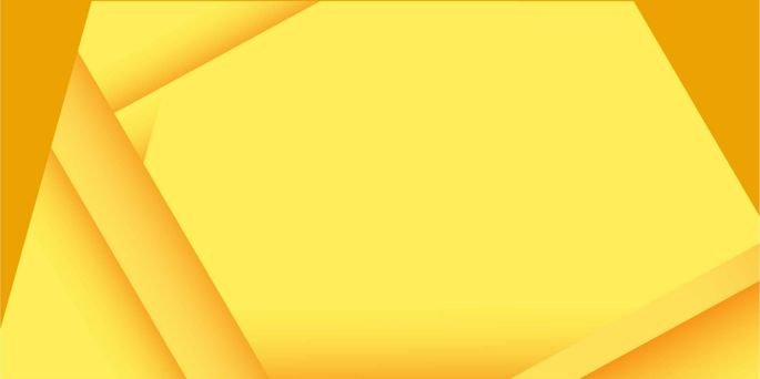 Yellow background with 3d design