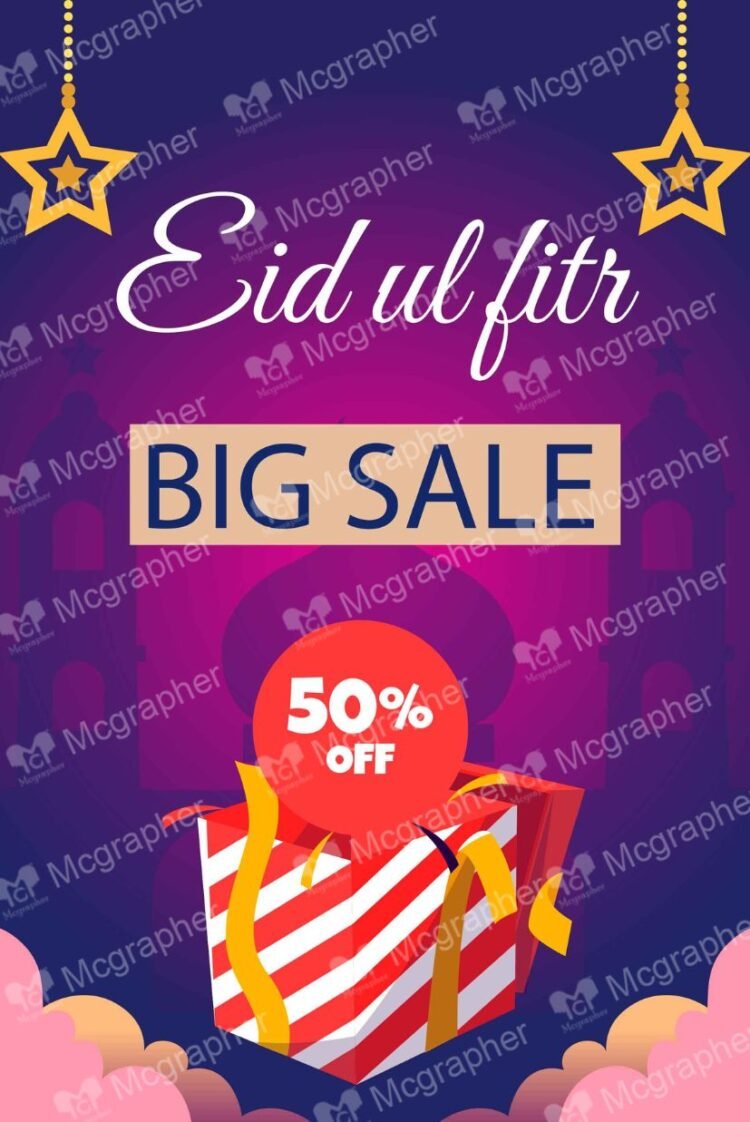 Eid ul Fitr Big Sale Vectors Illustration