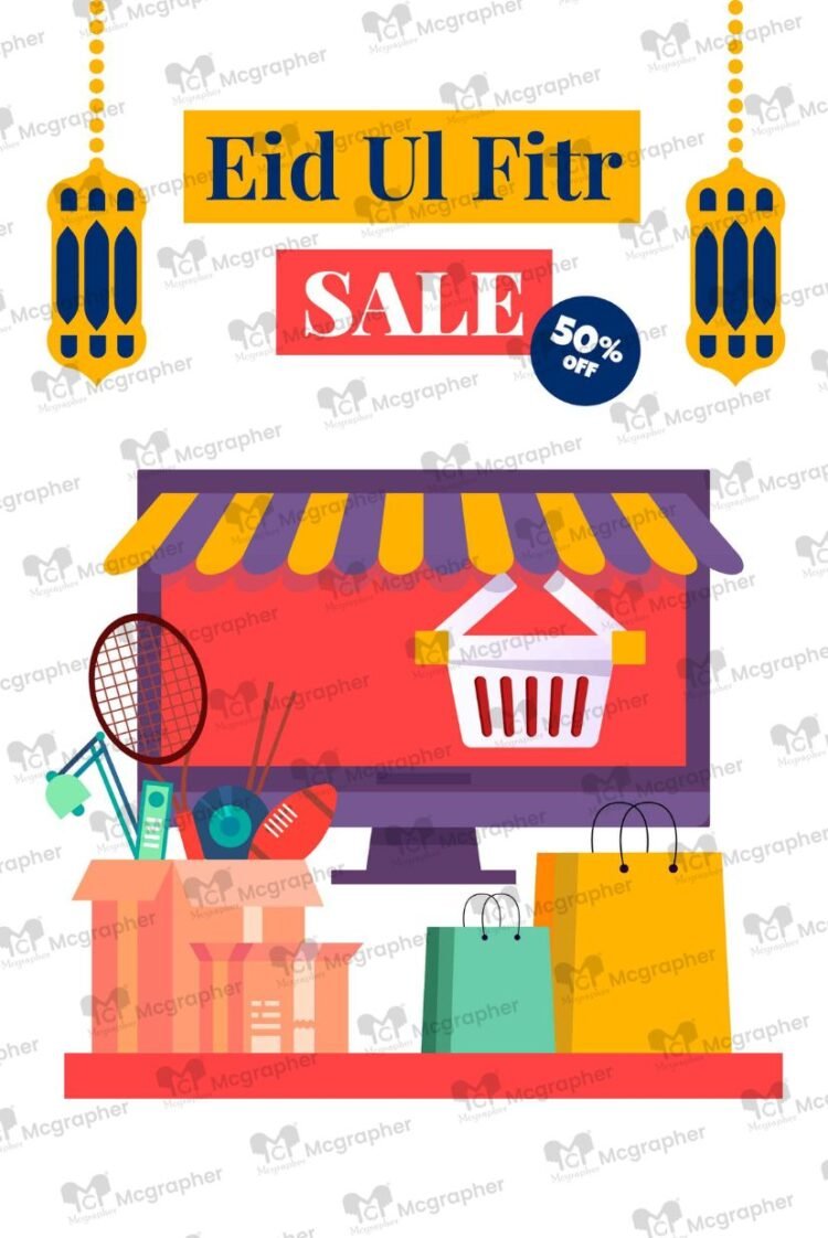 Eid ul Fitr Ramadan Big Sale Vectors Illustration