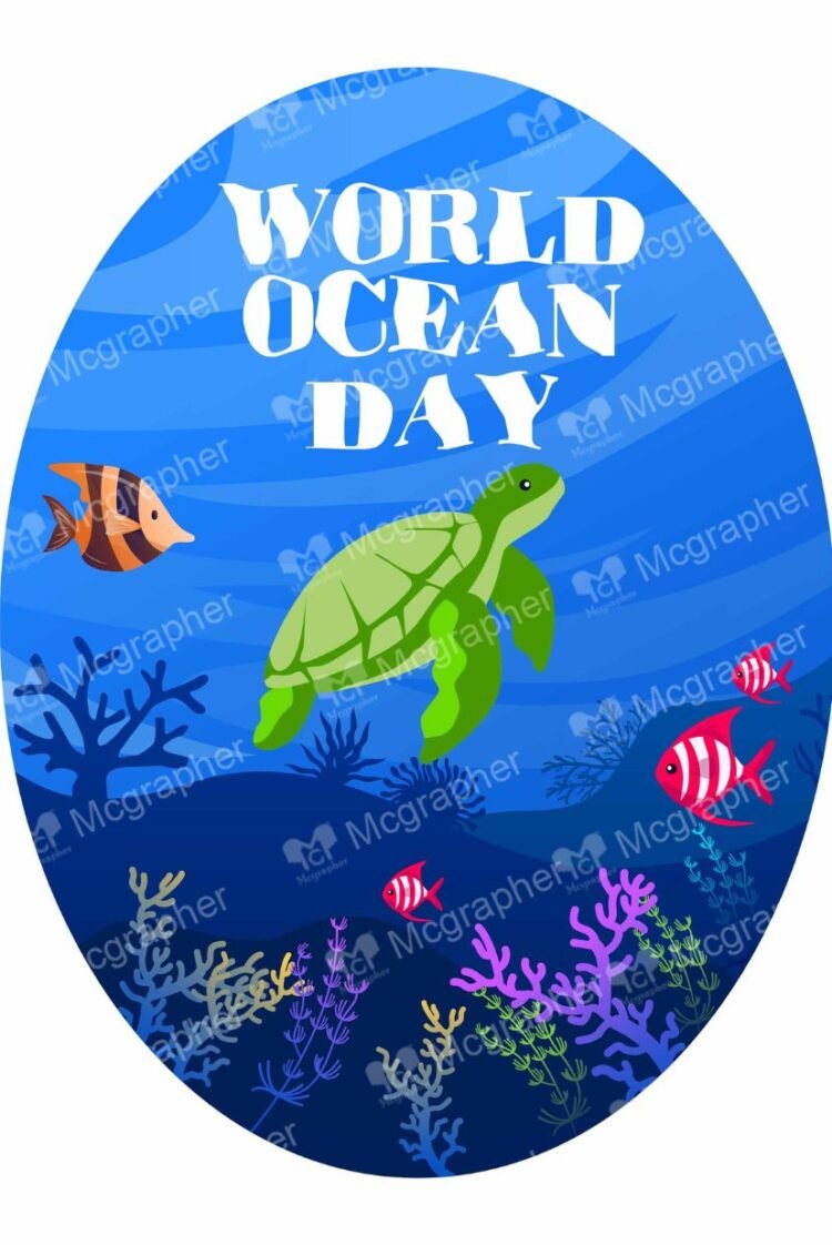 World Ocean Day sustentation Illustration