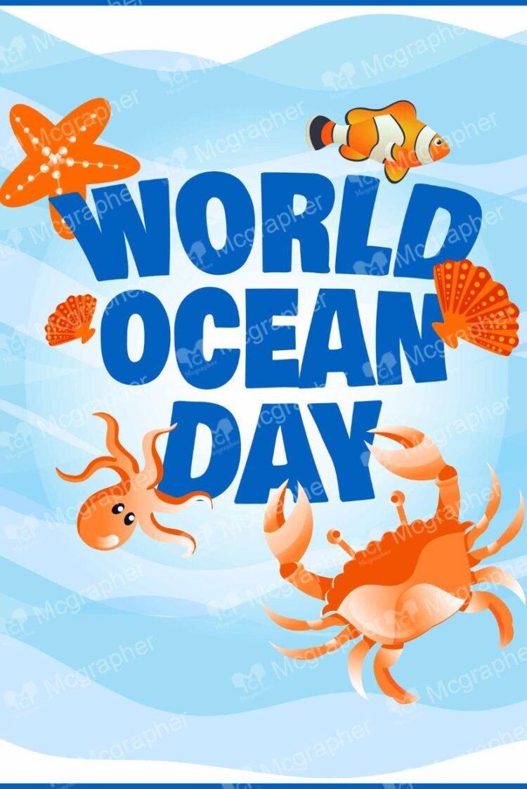 World Ocean Day Illustration