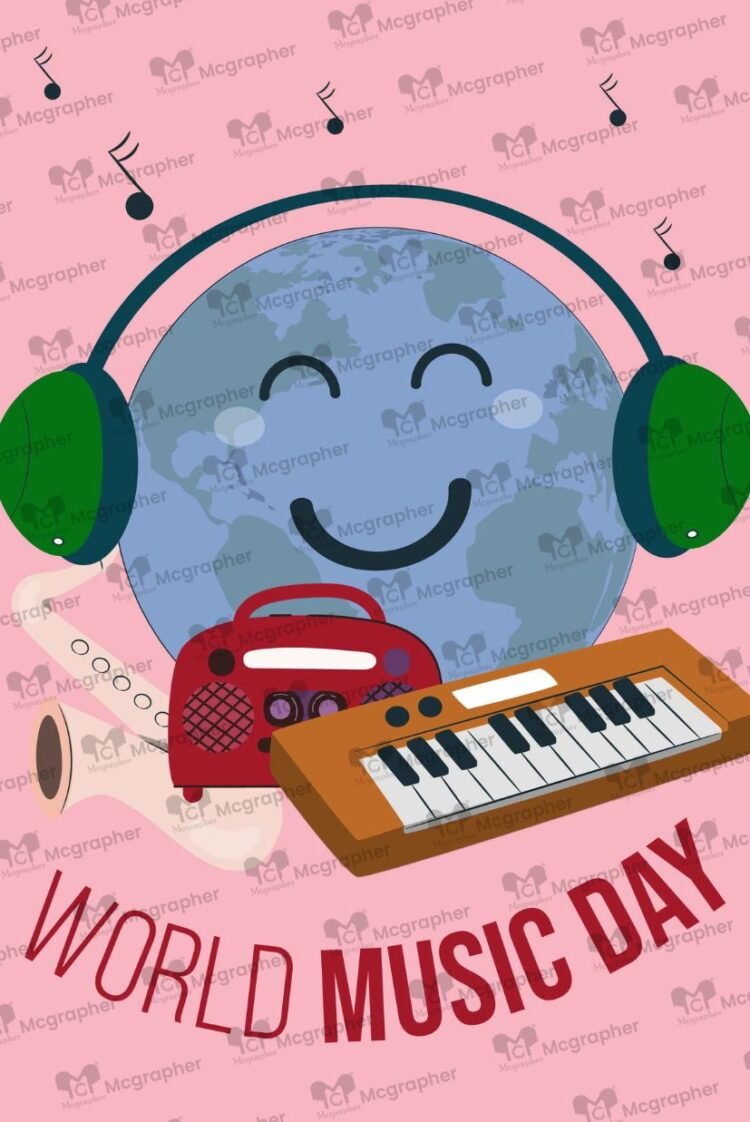 International Music Day Illustration