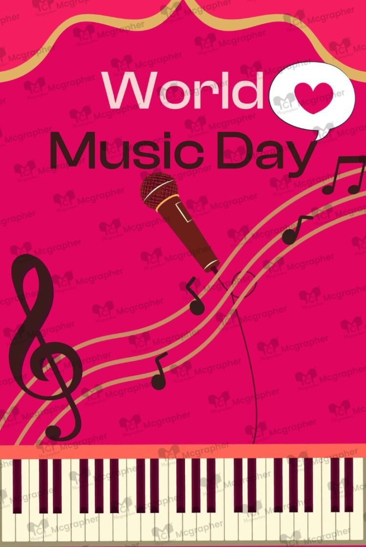 Musical Celebration Day Illustration