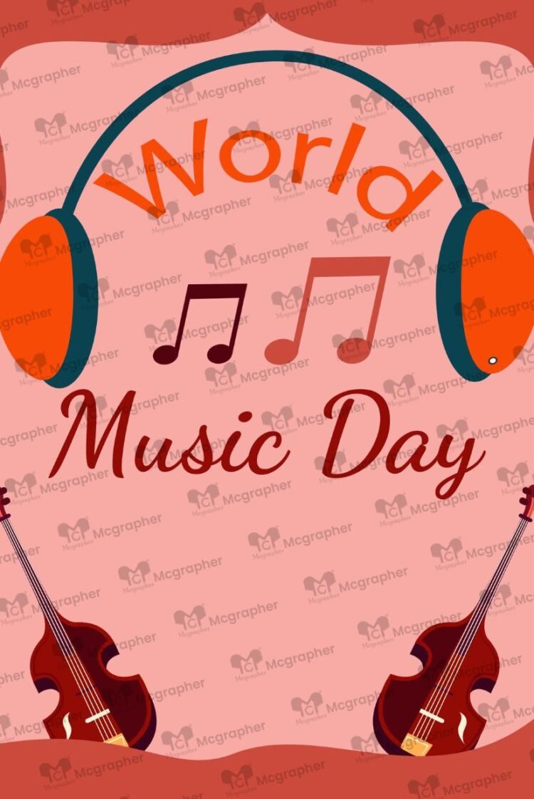 Musical Celebration Day Event Illustration