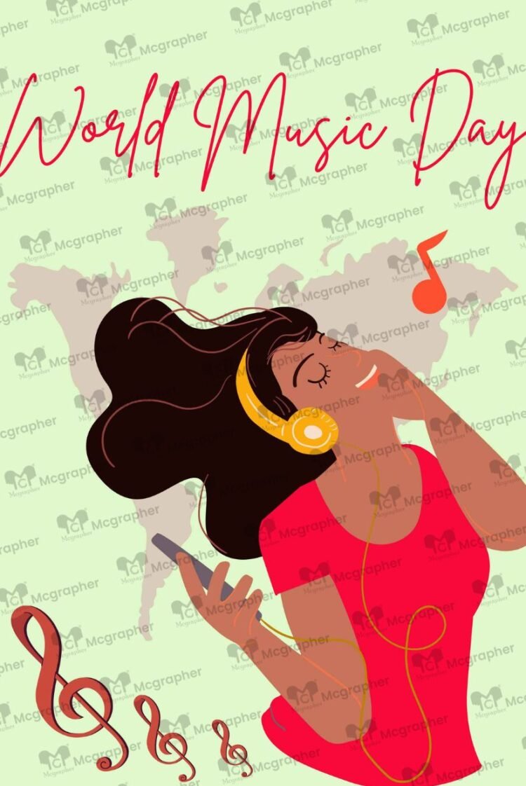 International Music Day Event Illustration