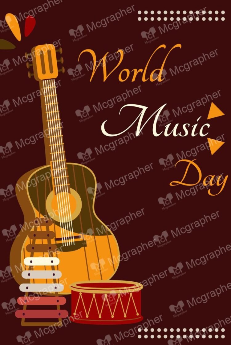 World Music Day Event Illustration