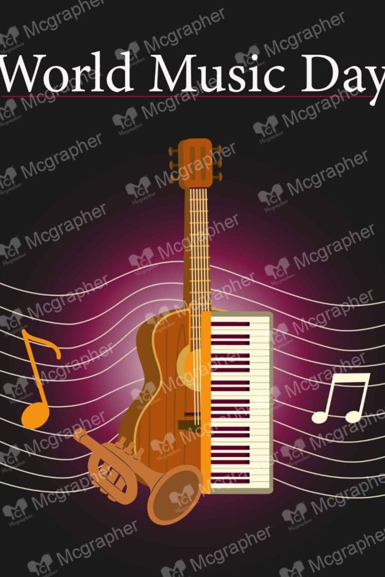 World Music Day Celebration Illustration