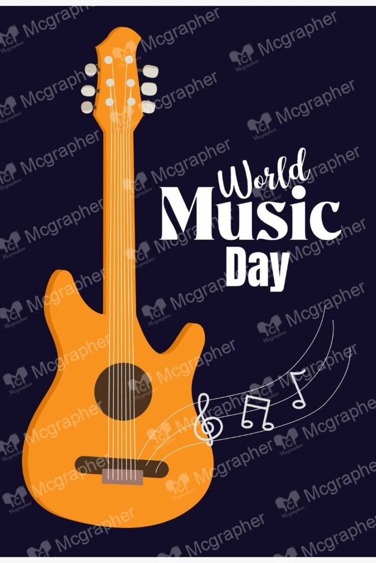 Music Day Instrument Vector Illustration