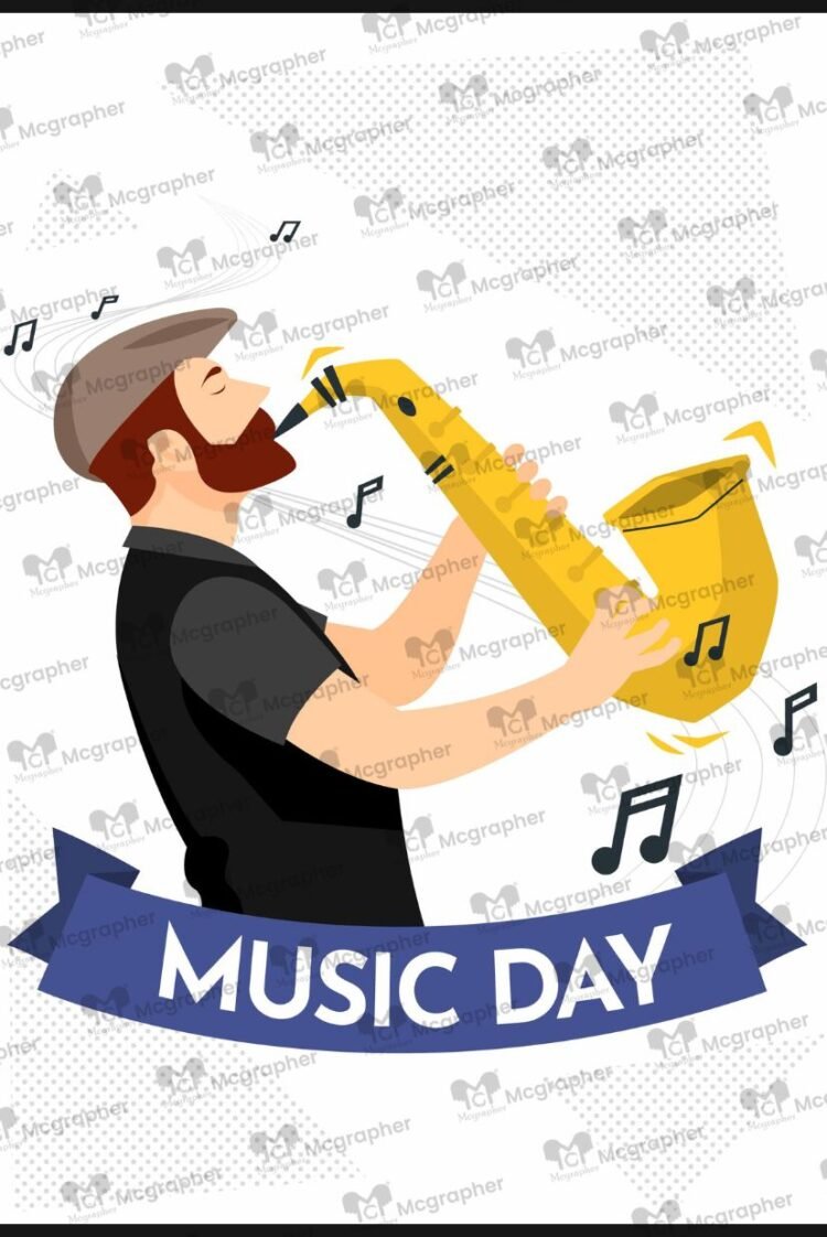 World Music Day Event vector Illustration