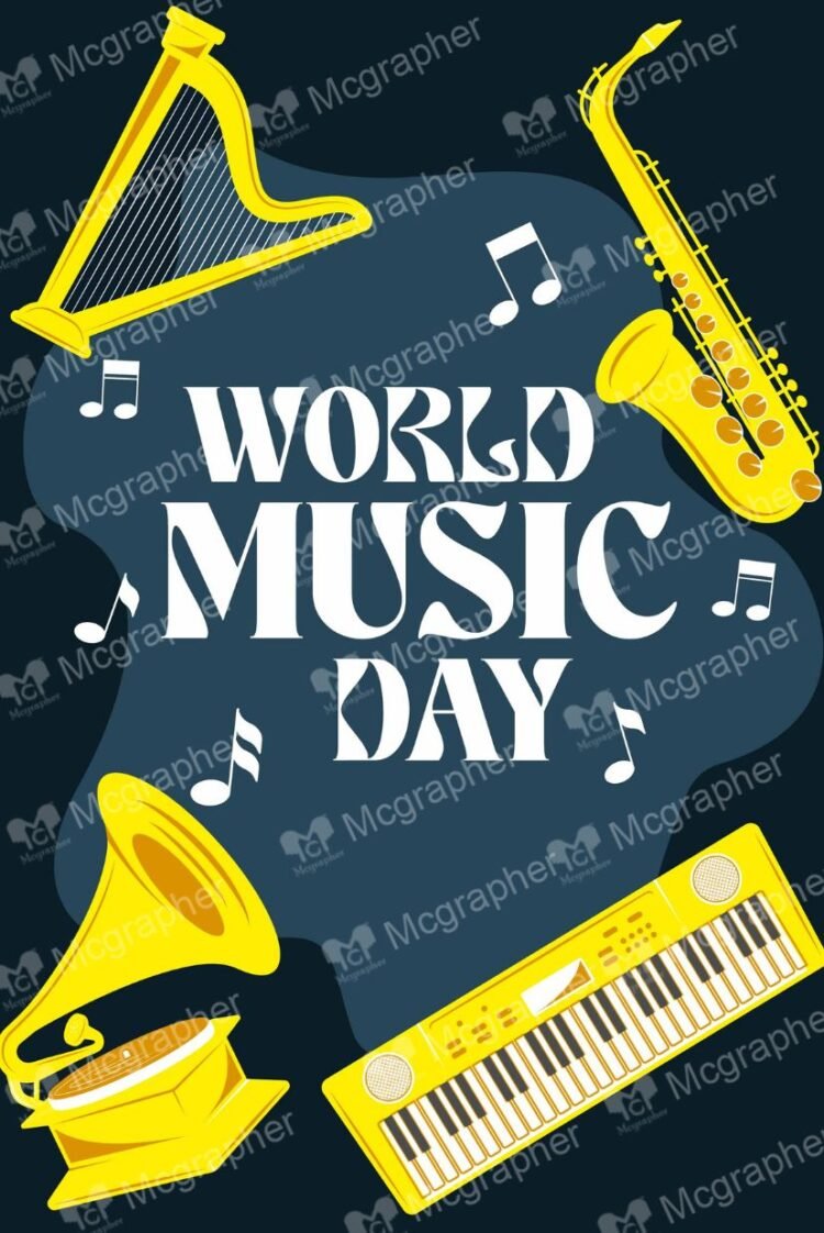 Music Day vector Illustration