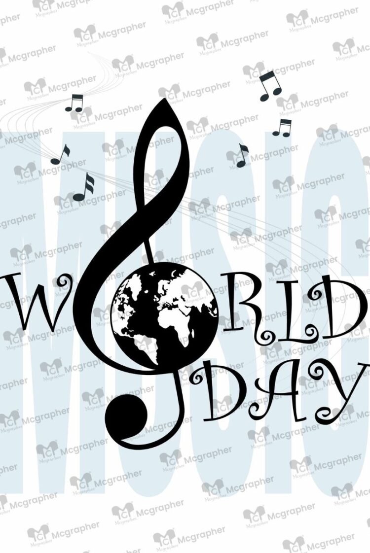 Music Day vector art Illustration